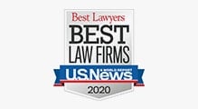 Best Lawyers, Best Law Firms, U.S. News, 2020