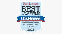 Best Lawyers | Best Law Firms | A World Report U.S.News | Workers' Compensation Law - Claimants - Tier 1 | Milwaukee | 2022